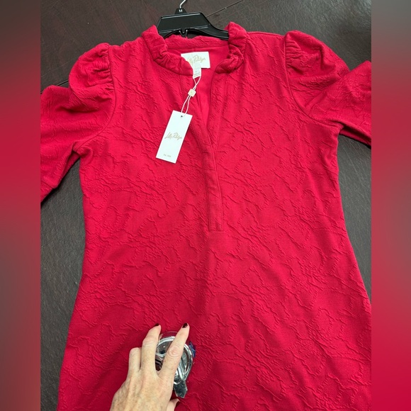 NWT Lilly Pulitzer Vibrant Red Mini Size Large perfect for Valentine’s Day ❤️ - Picture 7 of 14